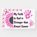 Search for breast cancer survivor banners Pink