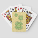 Search for 4 leaf clover playing cards Saint