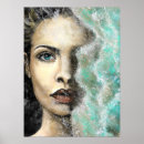 Search for surreal ocean art Girl