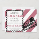 Search for rockstar baby shower invitations Guitar