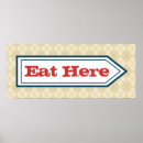 Search for eat sign posters Retro