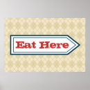 Search for eat sign posters Retro