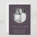 Search for gold purple engagement party invitations Simple