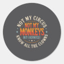 Search for circus monkeys stickers Kids