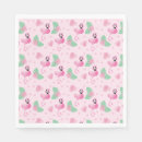 Search for pink flamingo napkins Girly