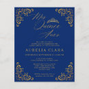 Search for gold glitter quinceanera invitations Miss quince mexican