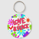 Search for flower of love key rings Pattern