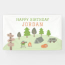 Search for summer camp banners Camping birthday party