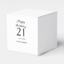 Search for 21st birthday favour boxes 10 20 30 40