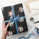 Search for black boy wrapping paper Soccer