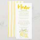 Search for lemon menus Elegant
