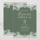 Search for western sweet 16 invitations 16th