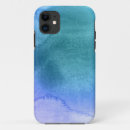 Search for watercolor paint iphone cases Blue