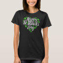 Search for st patricks day womens tshirts Happy