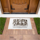 Search for alice in wonderland doormats Lewis carroll