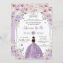 Search for purple pink butterfly quinceanera invitations Teen girl