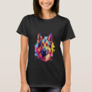 Search for german shepherd womens tshirts Colourful