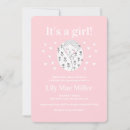 Search for cute baby girl shower invitations Pretty