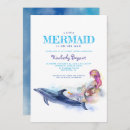 Search for mermaid baby shower invitations Fish