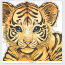 Search for tiger cubs stickers Jungle animal
