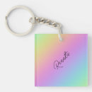 Search for gradient background key rings Rainbow