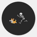 Search for funny corgi stickers Skeleton
