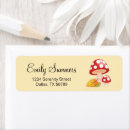 Search for mushroom return address labels Toadstool