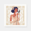 Search for art deco napkins Vintage