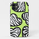Search for cute zebra pattern iphone cases Black and white