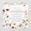 Search for floral first communion invitations Catholic