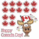 Search for happy canada day stickers Red and white
