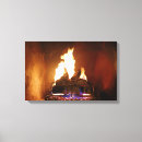 Search for fireplace canvas prints Flames