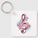 Search for music symbol key rings Treble