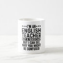 Search for english teachers mugs Language