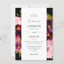 Search for black and blush wedding invitations Modern