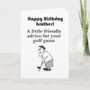 Search for funny golf birthday cards Golfer