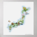 Search for japan map posters History