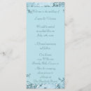 Search for bow and ribbon wedding programmes Blue