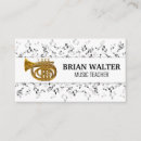 Search for trumpet music business cards Horn