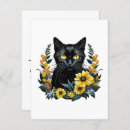 Search for cat lady invitations Black