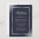Search for silver confetti invitations 40th