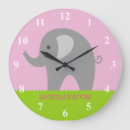 Search for pink and gray elephant nursery art Girl