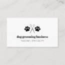 Search for dog grooming business cards Simple