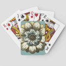 Search for light blue playing cards Floral