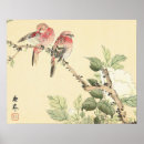 Search for vintage japanese flower posters Birds