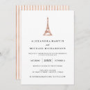 Search for eiffel tower wedding invitations Simple