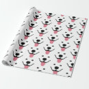 Search for puppy gift wrap white