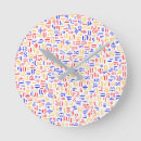 Search for alphabet clocks School