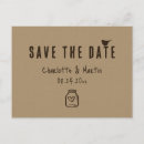 Search for kraft paper save the dates Heart