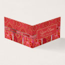 Search for oriental pattern business cards Red